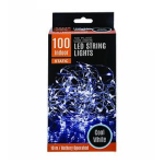 Battery Operated LED String Lights - Indoor / Cool White, 10 metre 